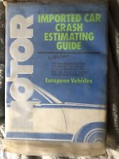 motor crash estimating guides for sale  Delmont