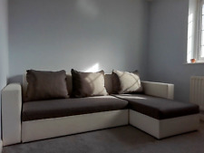 Shaped corner sofa for sale  WORKSOP