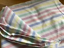 Vintage Cotton Candy Stripe Woven Flat Cot Crib Sheet Baby for sale  Shipping to South Africa