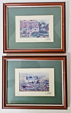 Used, 2 PHILIP GRAY Signed Prints - "Summer Cottage" & "Home on the Range" - Ireland for sale  Shipping to South Africa