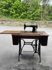 antique singer treadle sewing machine for sale  HIGH PEAK