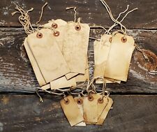 Coffee stained tags for sale  Blanco