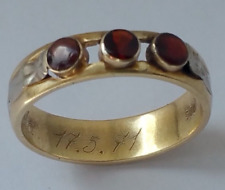 Granat ring 585 gebraucht kaufen  Mönchengladbach