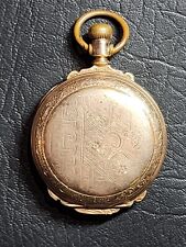 Usado, Reloj Bolsillo 1891 Elgin Talla 18, 15 Joyas "Bisagra de Caja" segunda mano  Embacar hacia Argentina