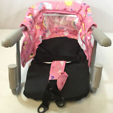 Cadeira de mesa VEEYOO rosa preta com clipe para cadeira alta dobrável rápida com bolsa usada comprar usado  Enviando para Brazil
