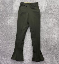 Ovation Pants Womens 28 Long Green Gold Circuit Equestrian KY Riding Jods Flare for sale  Shipping to South Africa