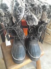 Khombu boots black for sale  WALSALL