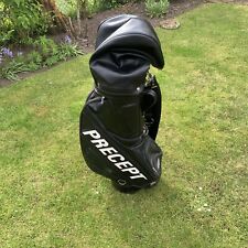 Black Precept Tour Carry Trolley Golf Bag ~ Head Cover & Multiple Zips And Tubes for sale  Shipping to South Africa