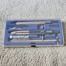 Staedtler Mars Superbow Technical Drawing Drafting Compass Set Germany 552 11A61, used for sale  Shipping to South Africa