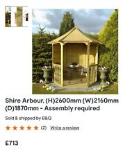 Wooden shire arbour for sale  BRADFORD