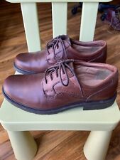 Clarks brown leather for sale  WIGAN