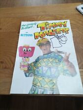 Timmy mallett autograph. for sale  COLCHESTER