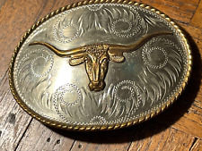 longhorn belt buckle for sale  Ridgecrest