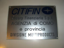 Targa plexiglass citifin usato  Como