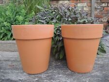 2 Royal Botanical Gardens Kew Terracotta Plant Pots 26 cm High   (1211) for sale  Shipping to South Africa