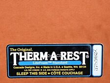 Therm A Rest Kids The Original Sleeping Pad Lite Foam Camping Orange USA (A), used for sale  Shipping to South Africa