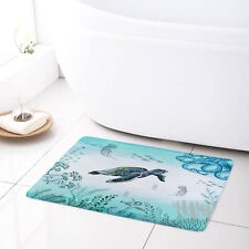 Usado, Tapete de banho Ocean Octopus tartaruga marinha para banheiro tapete de banho capacho 24x16 polegadas comprar usado  Enviando para Brazil