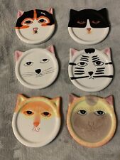 ceramic coasters cat for sale  Bremond