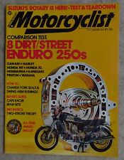 Motorcyclist january 1975 for sale  Dawsonville