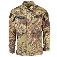 Genuino Ejército Italiano Rip Stop Vegetato Camuflaje ACU Chaqueta de Campo de Combate Camisa Blusa segunda mano  Embacar hacia Argentina