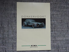 Donkervoort sport brochure d'occasion  Expédié en Belgium