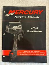 MERCURY OUTBOARDS 4 / 5 / 6 FOUR STROKE SERVICE MANUAL / 1999 & NEWER for sale  Shipping to South Africa