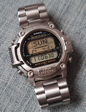 Usado, vintage Casio Protrek Prt-300 altímetro termômetro alarme cronógrafo relógio LCD raro comprar usado  Enviando para Brazil