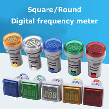 Medidor de painel de frequência CA LED digital quadrado redondo 22mm 0-99 Hertz 5 cores 1 peça comprar usado  Enviando para Brazil
