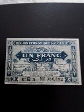 Algeria franc 1944 for sale  CHELMSFORD