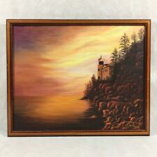 Vintage framed sunset for sale  Billerica