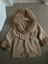 Womens brown fur for sale  LUTON