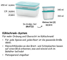 Tupperware kühlschrank system gebraucht kaufen  Neubrandenburg-Umland