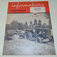 Prospectus tracteur informatio d'occasion  Pont-d'Ain