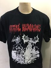 Camisa Vital Remains Beherit Sarcofago Blasphemy Deicide Mayhem Venom Archgoat comprar usado  Brasil 