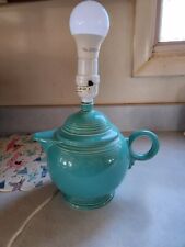 Fiestaware turquoise teapot for sale  Lake Villa
