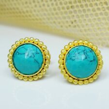 Turquoise gemstone gold for sale  Shipping to Ireland
