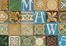 D040325 Una gama de azulejos decorativos para pisos de Maw and Co. Benthall Works. Brosele segunda mano  Embacar hacia Mexico