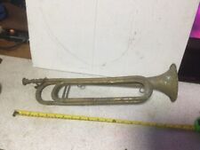 Vintage brass bugle for sale  LLANSANTFFRAID