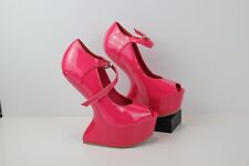 Used, Women's Ankle Strap Super High Platform Heels Heelless Round Toe Sexy Shoes for sale  Shipping to South Africa