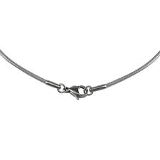 Used, Masculine Stainless Steel Necklace Women Snake Chain Silver Color Dropshipping for sale  Shipping to South Africa