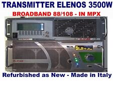 Transmissor FM Icefet Broadcast Professional Elenos 3500w banda larga - 88 108 MHz comprar usado  Enviando para Brazil
