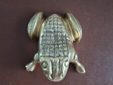 Vintage brass toad for sale  WATFORD