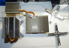 Xbox 360 White PHAT Metal Double Heat Sink-Style Set #4 w/ Double X Clamp-Good, used for sale  Shipping to South Africa