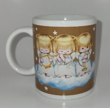 Caneca de café Hallmark colecionável três anjos instrumentos flauta harpa chifre oração  comprar usado  Enviando para Brazil