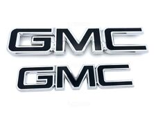 Emblema da tampa da caçamba da grade GM preto cromado para 2015-19 GMC Sierra 1500 2500HD 3500HD comprar usado  Enviando para Brazil