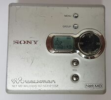 Sony Net MD Walkman MZ-NE410 MiniDisc Grabadora Reproductor Probado Funcionando, usado segunda mano  Embacar hacia Mexico
