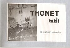 Publicite presse thonet d'occasion  Bourges