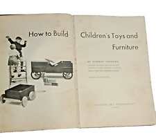Como construir brinquedos e móveis infantis, HC by N Chermer Vintage 1954 comprar usado  Enviando para Brazil