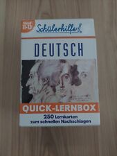 Quick lernbox deutsch gebraucht kaufen  DO-Brackel