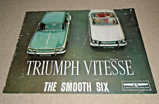 Triumph vitesse smooth for sale  CROWTHORNE